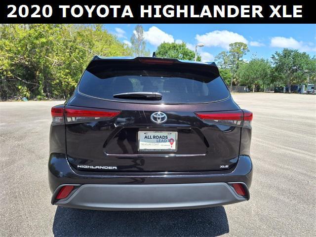 used 2020 Toyota Highlander car, priced at $26,744