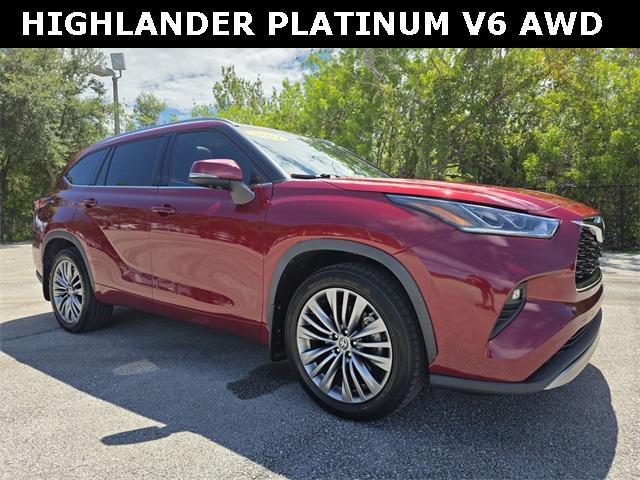 used 2021 Toyota Highlander car, priced at $36,503