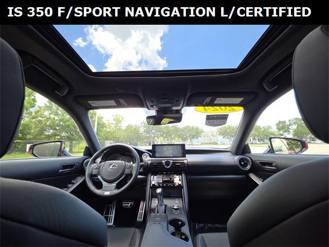 used 2024 Lexus IS 350 car, priced at $45,479