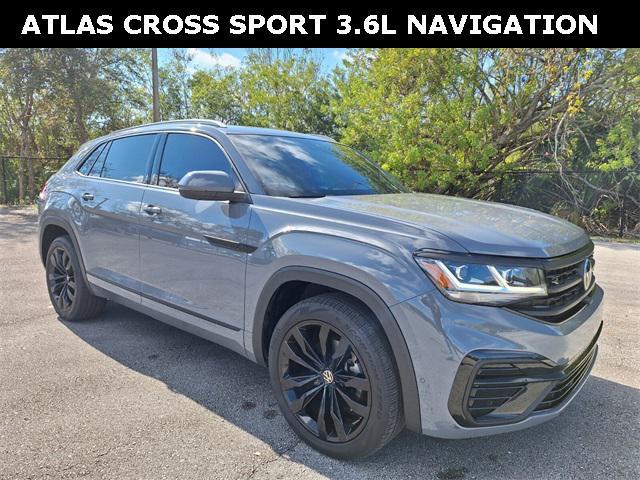 used 2021 Volkswagen Atlas Cross Sport car, priced at $29,219