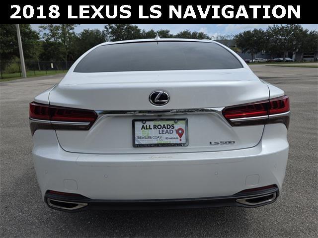 used 2018 Lexus LS 500 car, priced at $47,784