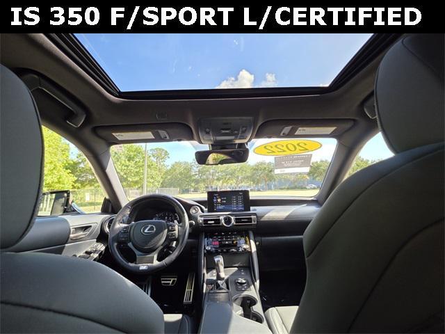 used 2022 Lexus IS 350 car, priced at $38,744