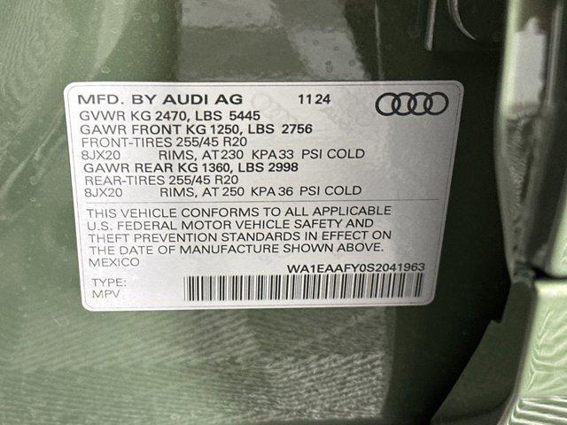 new 2025 Audi Q5 car, priced at $56,891