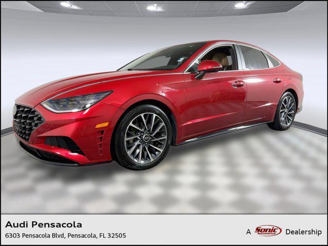 used 2021 Hyundai Sonata car, priced at $16,687