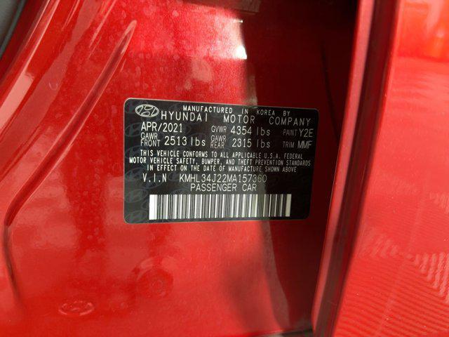 used 2021 Hyundai Sonata car, priced at $16,687