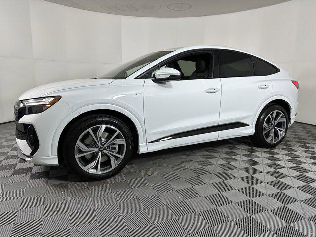 new 2025 Audi Q4 e-tron Sportback car, priced at $63,582