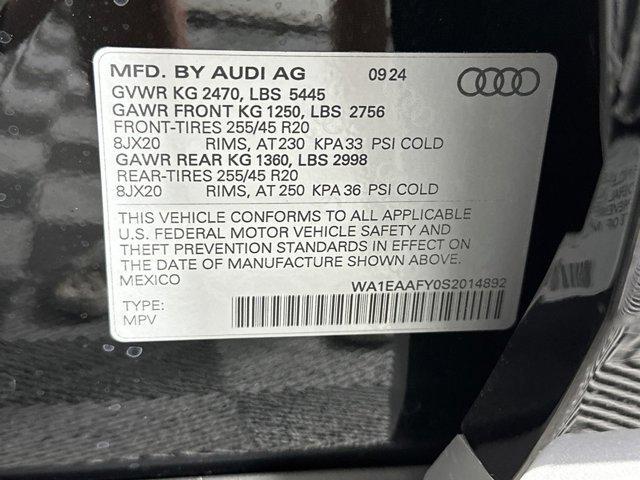 new 2025 Audi Q5 car, priced at $55,281