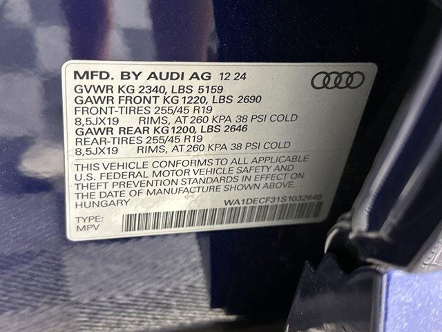 new 2025 Audi Q3 car, priced at $44,981