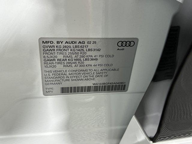 new 2025 Audi Q6 e-tron car, priced at $69,981
