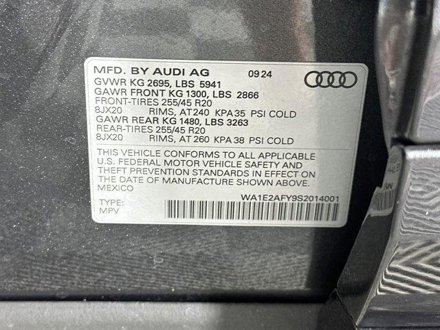 new 2025 Audi Q5 car, priced at $64,981