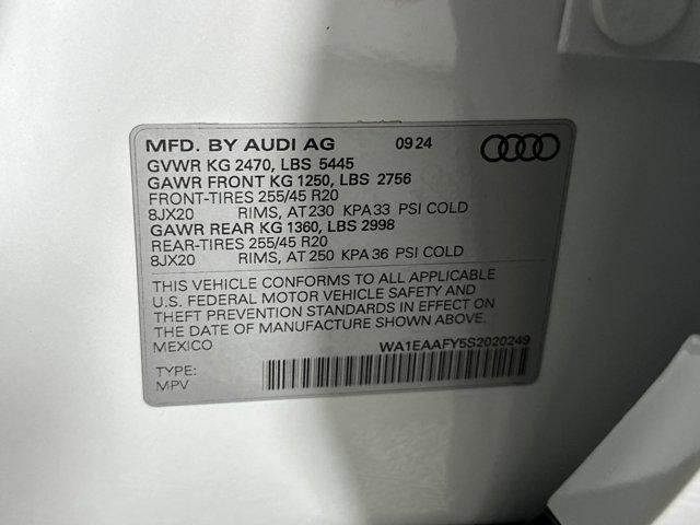 new 2025 Audi Q5 car, priced at $57,281