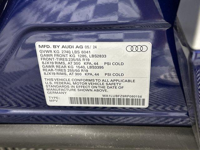 new 2024 Audi Q4 e-tron car, priced at $54,784