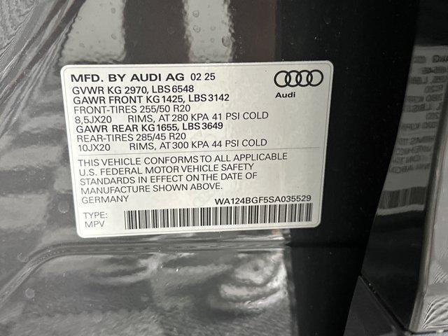 new 2025 Audi Q6 e-tron car, priced at $73,981