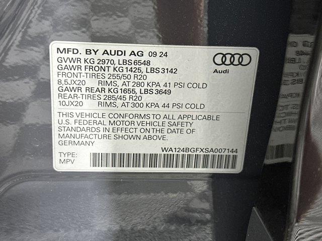new 2025 Audi Q6 e-tron car, priced at $73,791