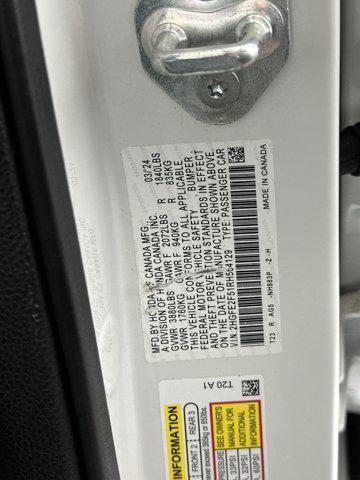 used 2024 Honda Civic car, priced at $25,998
