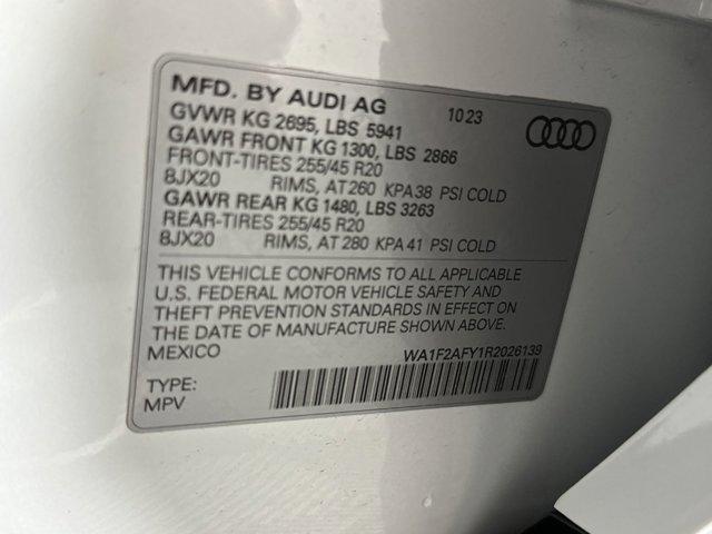 new 2024 Audi Q5 e car, priced at $73,985