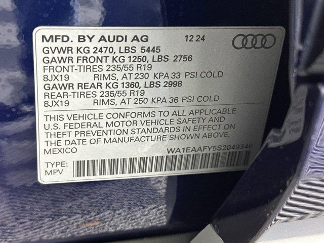 new 2025 Audi Q5 car, priced at $53,981