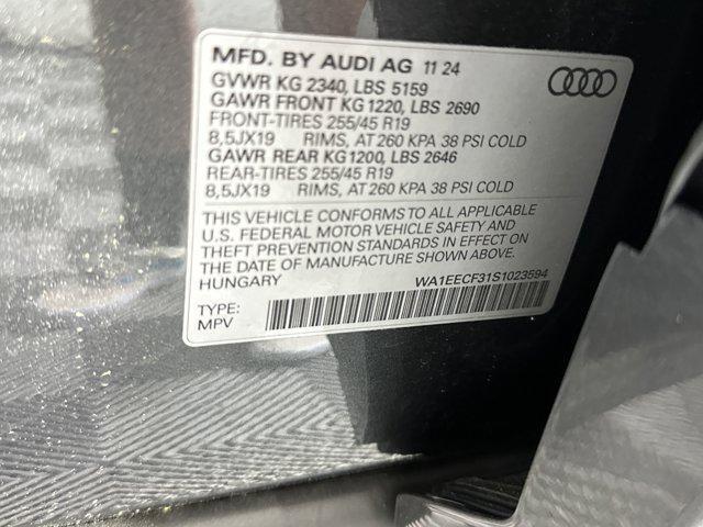 new 2025 Audi Q3 car, priced at $46,131