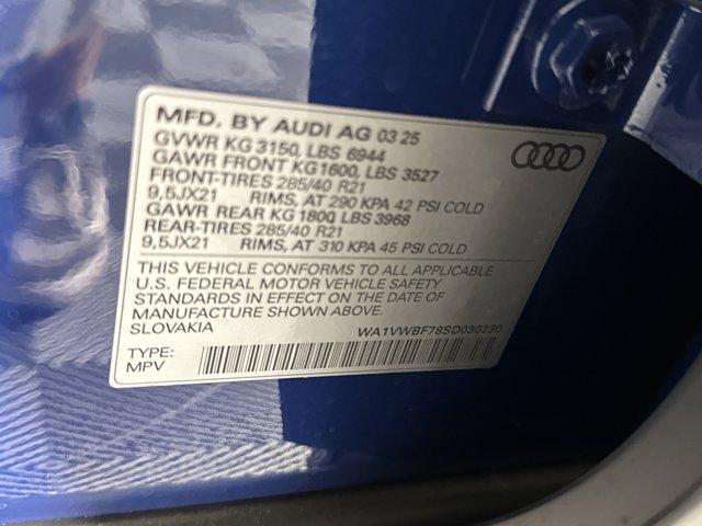 new 2025 Audi SQ7 car, priced at $106,291