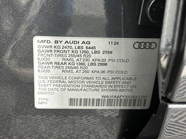 new 2025 Audi Q5 car, priced at $59,291