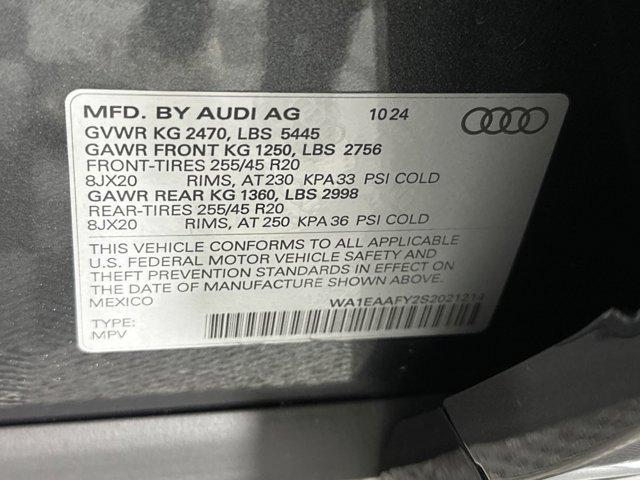 new 2025 Audi Q5 car, priced at $57,181