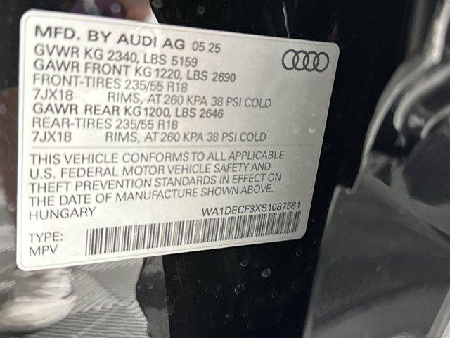 new 2025 Audi Q3 car, priced at $41,061