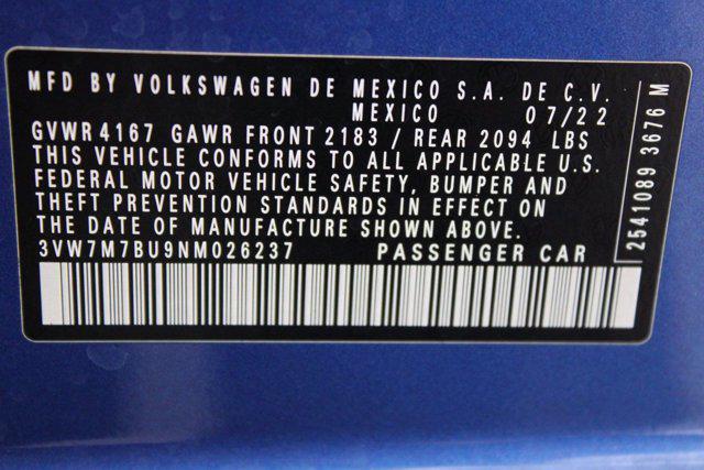 used 2022 Volkswagen Jetta car, priced at $18,998