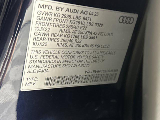 new 2025 Audi Q8 car, priced at $81,961