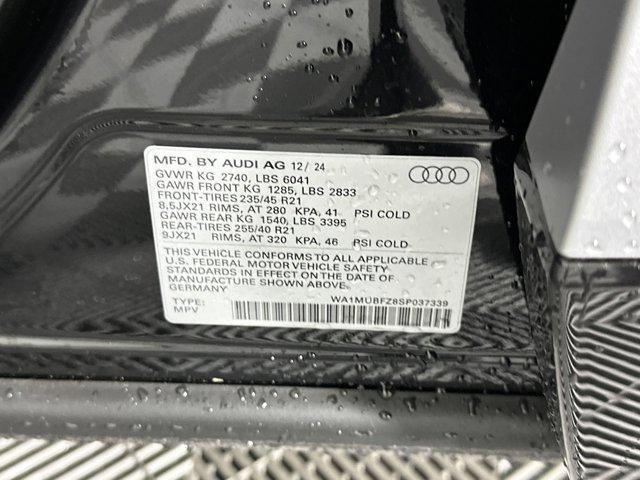 new 2025 Audi Q4 e-tron car, priced at $61,982