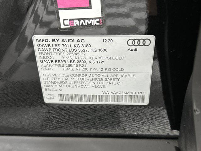 used 2021 Audi e-tron car, priced at $27,498