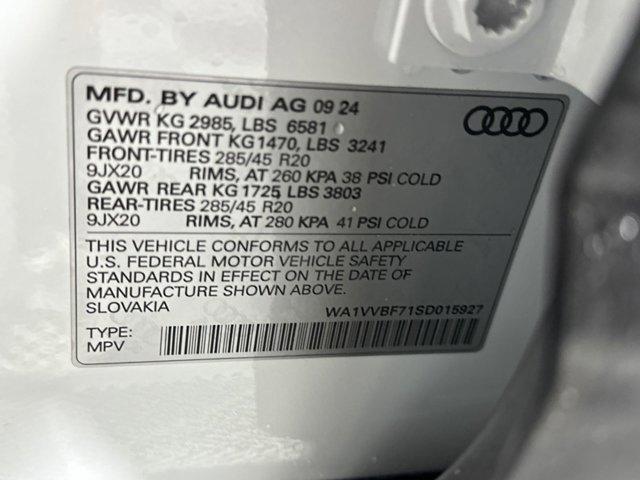 new 2025 Audi Q7 car, priced at $81,691