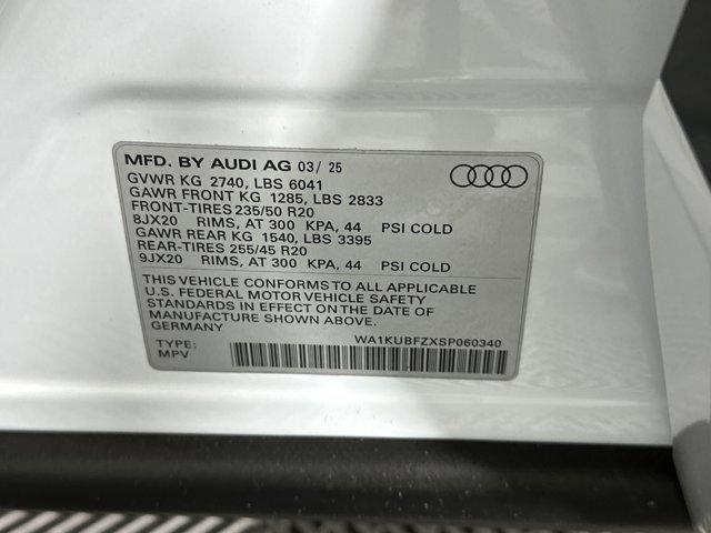 new 2025 Audi Q4 e-tron car, priced at $57,751