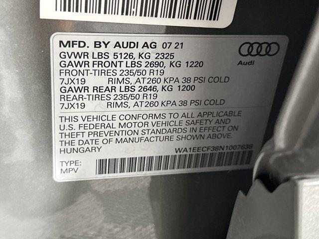 used 2022 Audi Q3 car, priced at $30,998