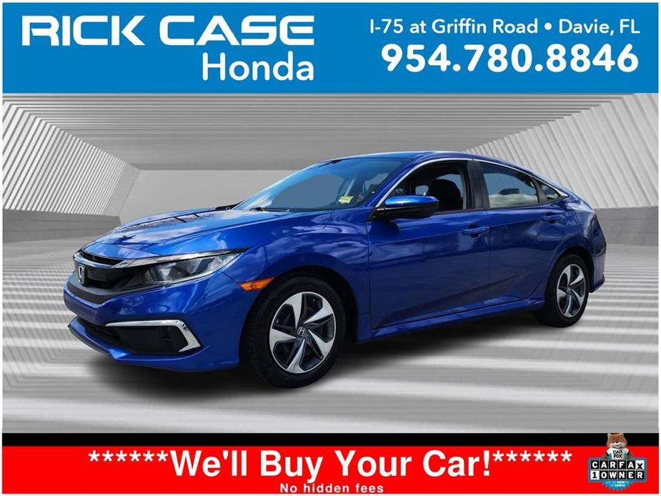 used 2021 Honda Civic car, priced at $19,993