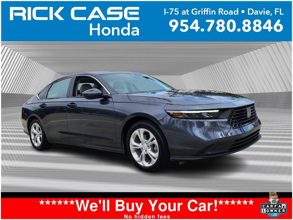 used 2024 Honda Accord car, priced at $24,413