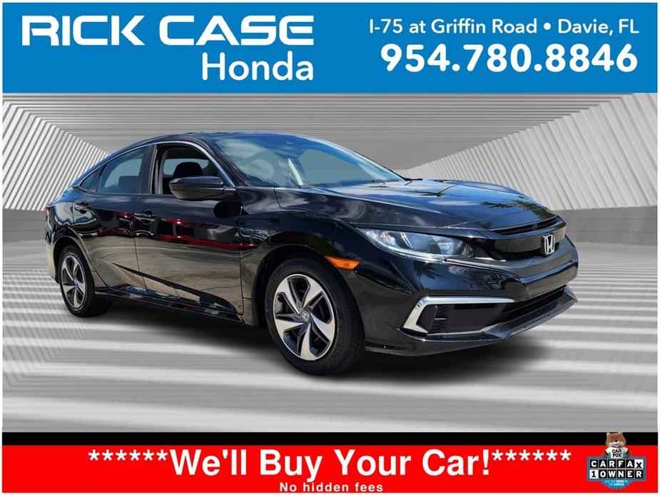 used 2020 Honda Civic car, priced at $19,436