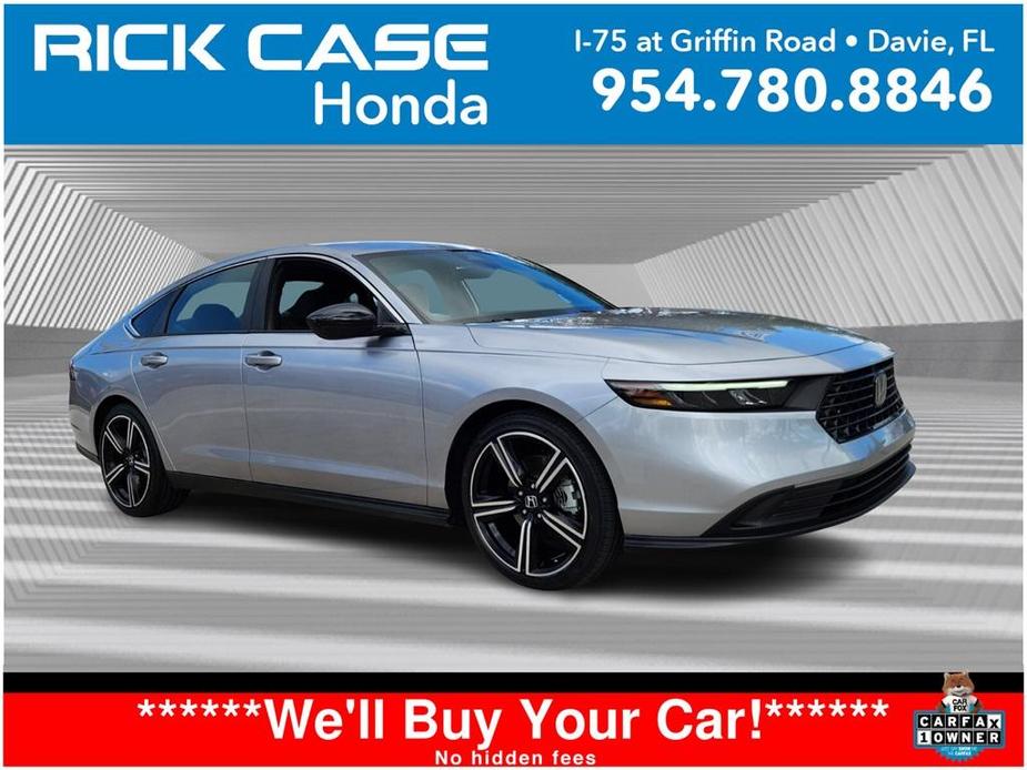 used 2023 Honda Accord Hybrid car, priced at $28,803