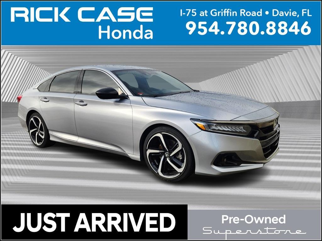 used 2021 Honda Accord car, priced at $25,740