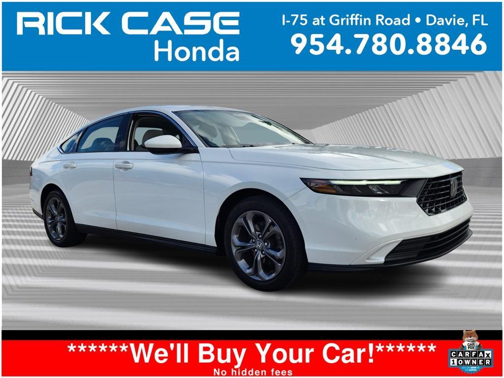 used 2023 Honda Accord car, priced at $26,697