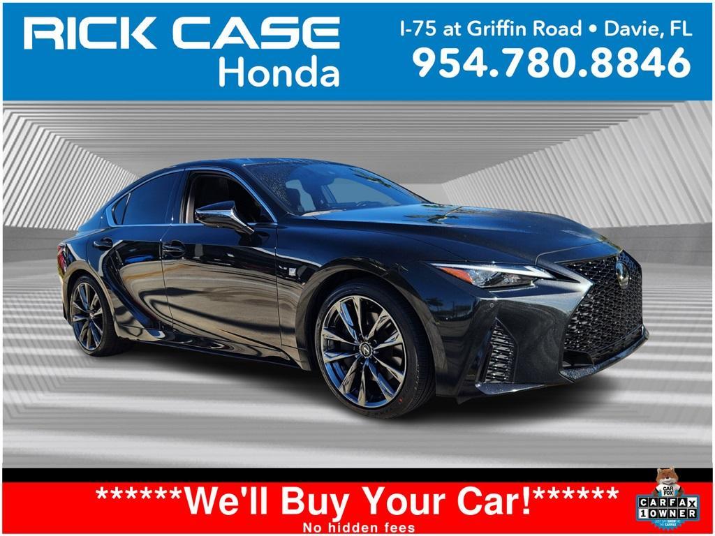 used 2023 Lexus IS 350 car, priced at $38,744