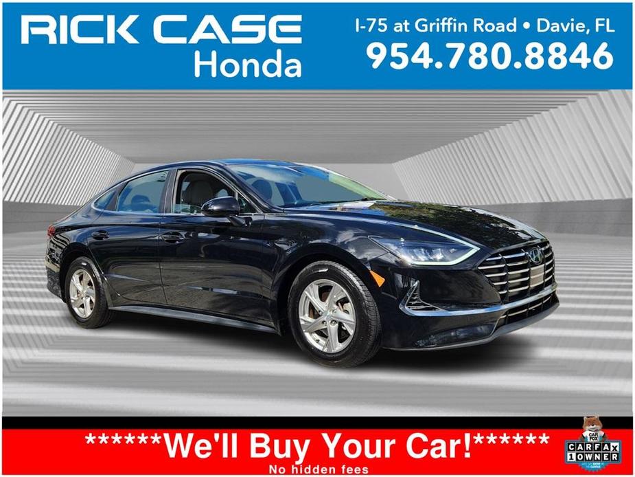 used 2021 Hyundai Sonata car, priced at $14,667