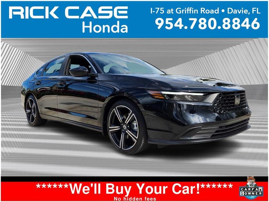 used 2023 Honda Accord Hybrid car, priced at $29,477