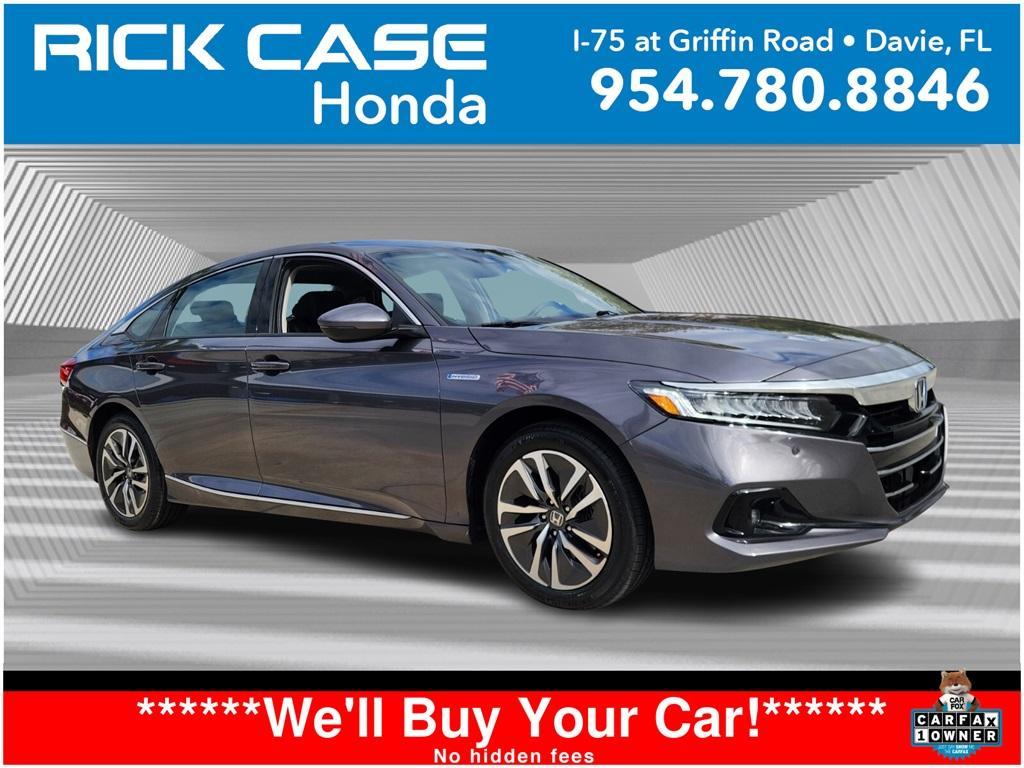 used 2022 Honda Accord Hybrid car, priced at $25,136