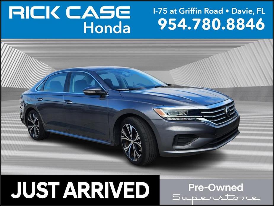 used 2021 Volkswagen Passat car, priced at $19,709