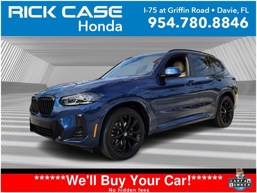 used 2023 BMW X3 car, priced at $38,698