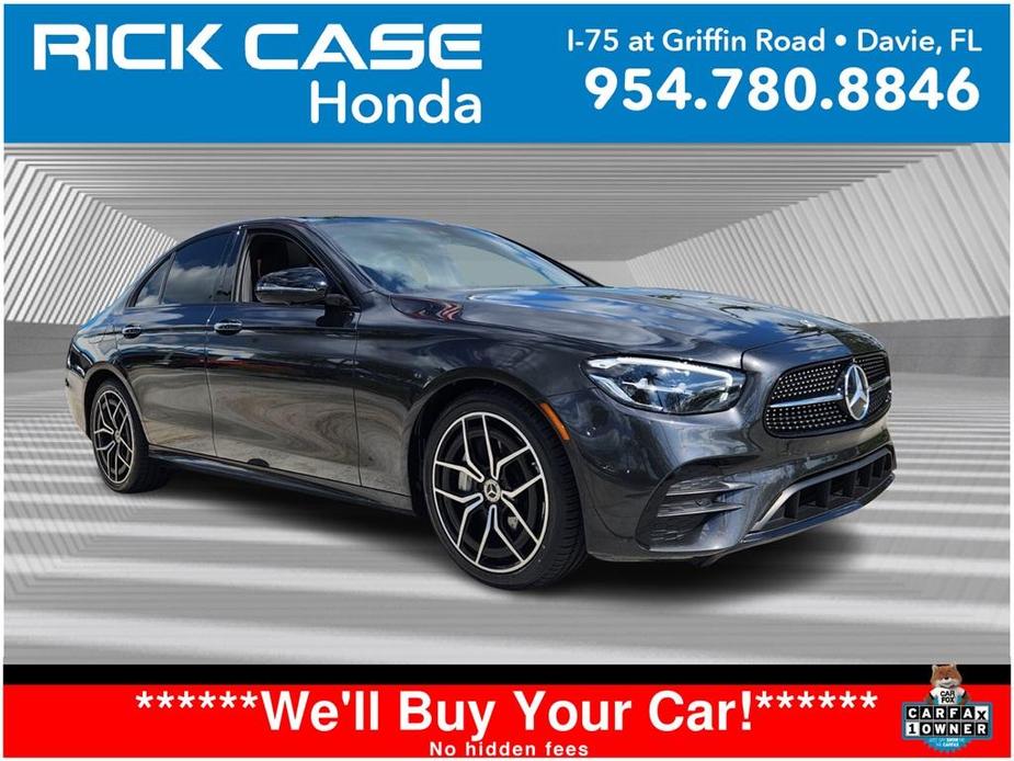 used 2021 Mercedes-Benz E-Class car, priced at $37,994