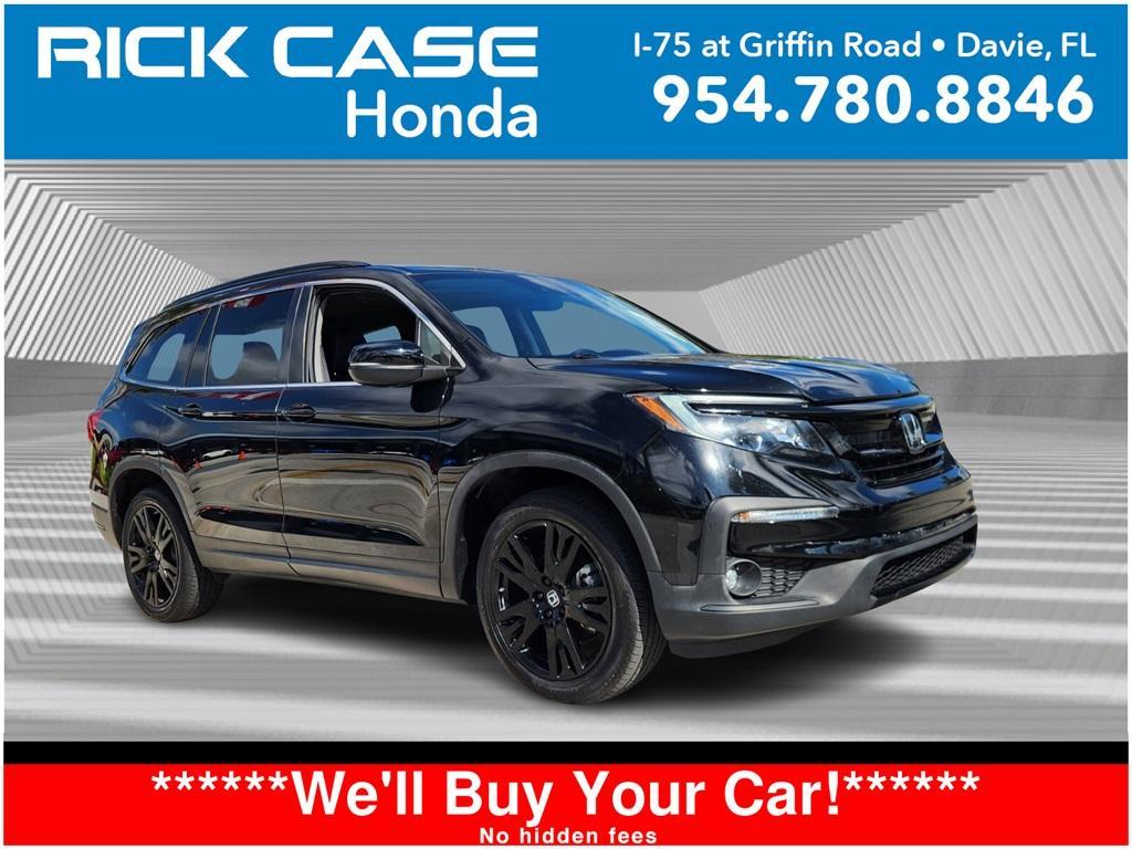 used 2021 Honda Pilot car, priced at $27,456