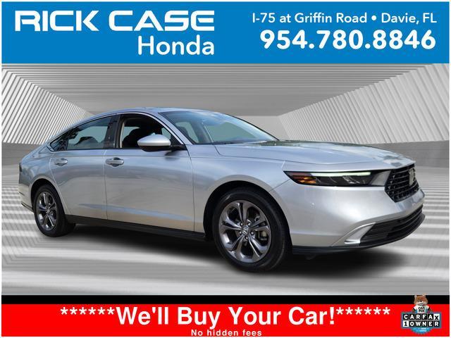 used 2024 Honda Accord car, priced at $25,343