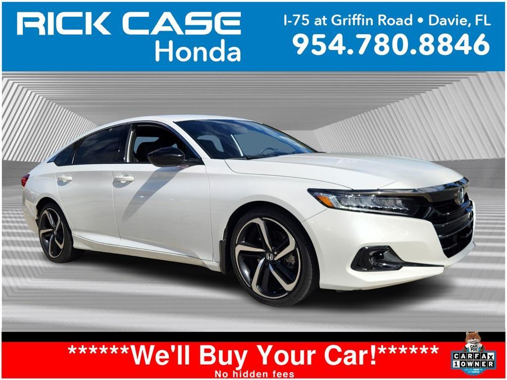 used 2022 Honda Accord car, priced at $24,905