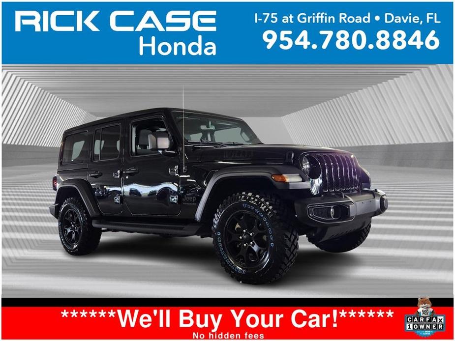 used 2022 Jeep Wrangler Unlimited car, priced at $32,806